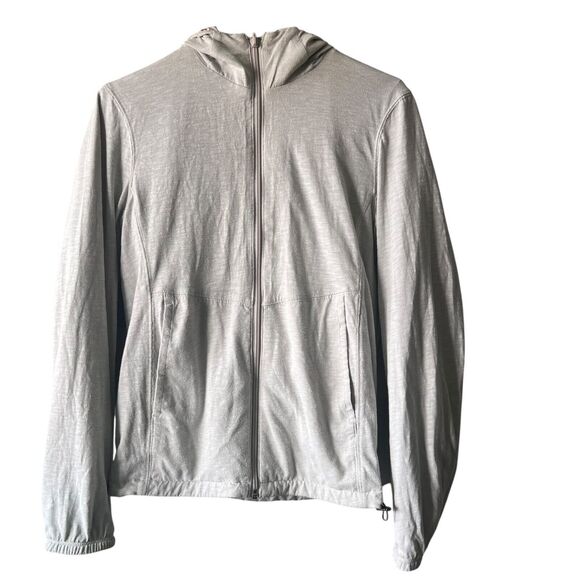 Uniqlo Jacket Reversible Full Zip Parka Womens Size Small Black Gray Hoodie - Picture 3 of 11